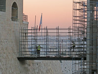 Valletta Lift construction (1)