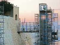 Valletta Lift construction (4)