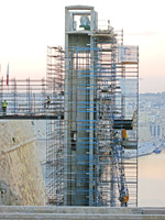 Valletta Lift construction (3)
